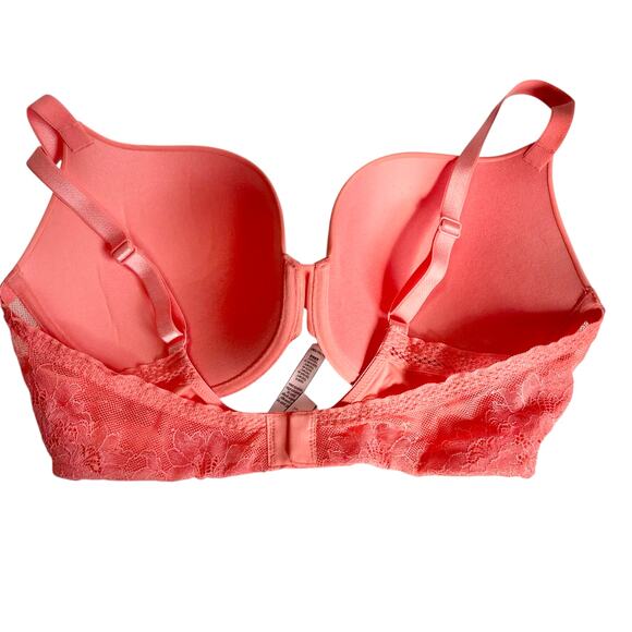 Victoria's Secret T-Shirt Push-Up Bra Womens Size 36DD Full Coverage Lace Trim - Picture 2 of 9